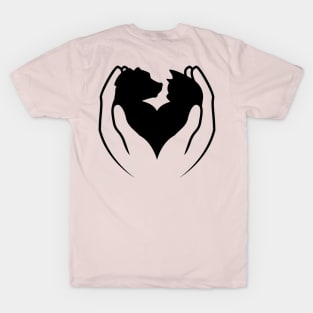 Love dogs and cats T-Shirt